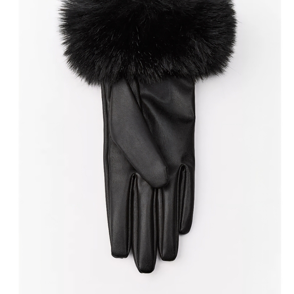 ZARA Women's Short Gloves(Black, Size:L) - Picture 3 of 6